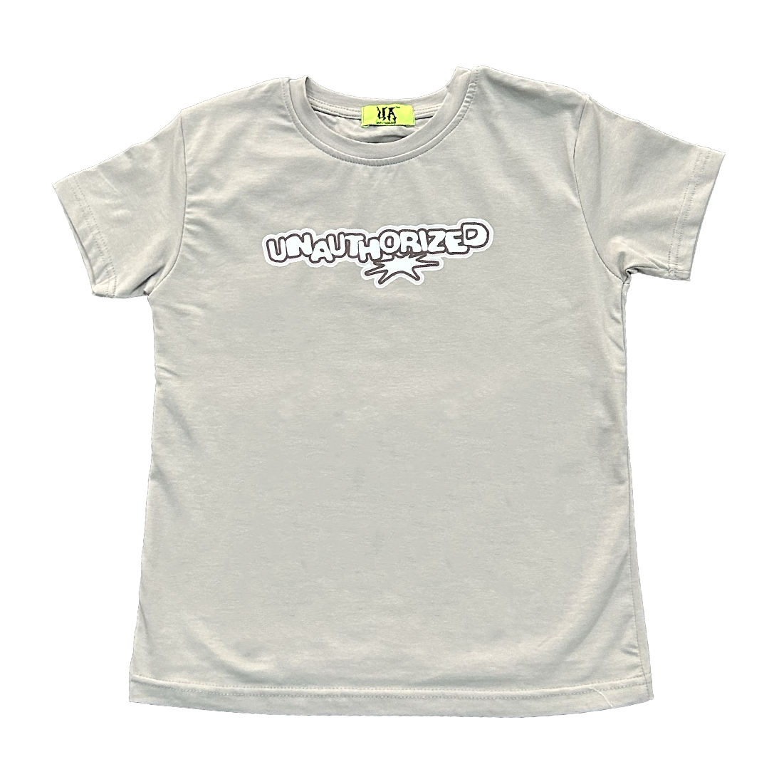 UA Grey Baby Tee