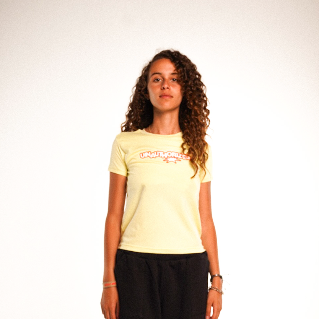 UA Yellow Baby Tee