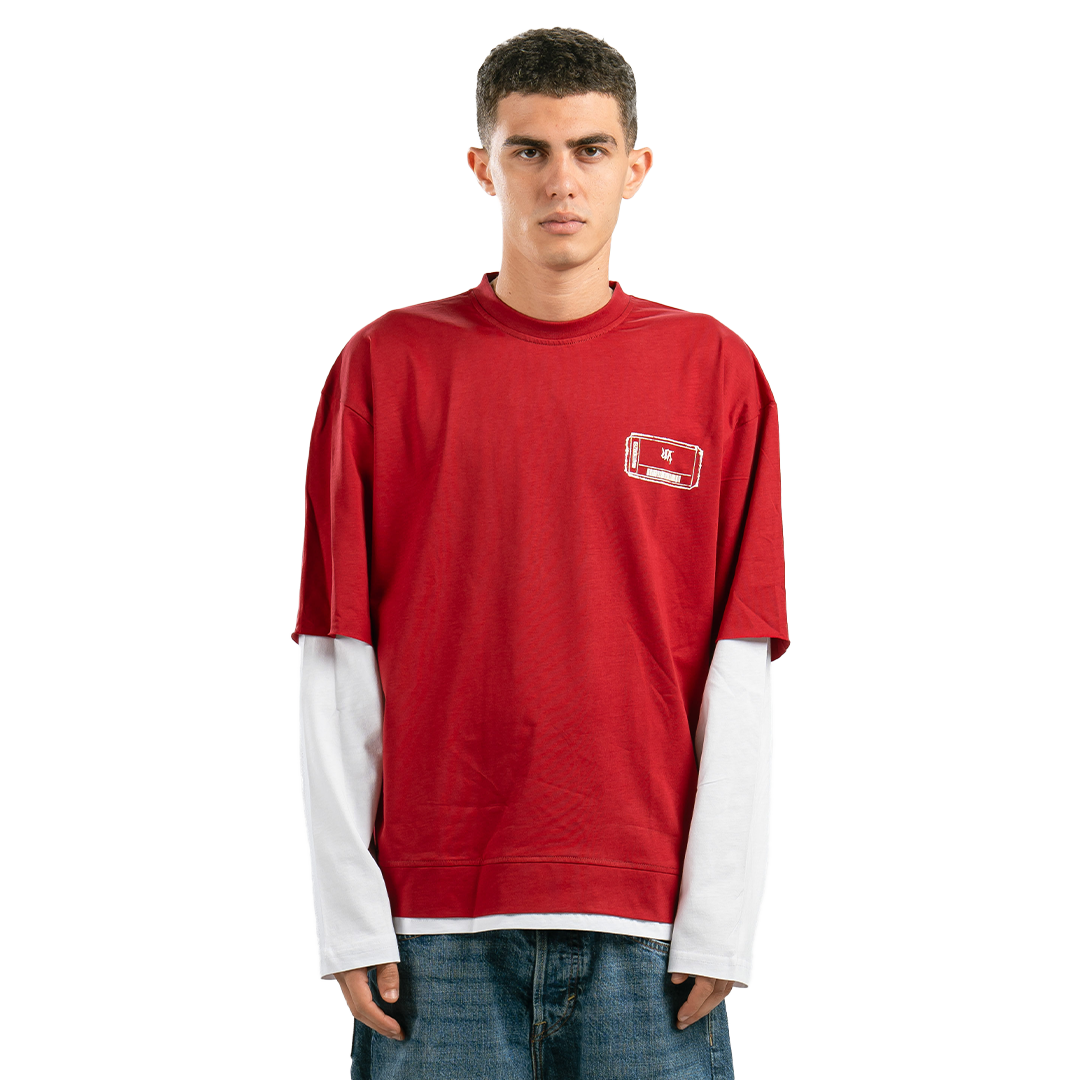 Red Ticket Double-Sleeve Shirt