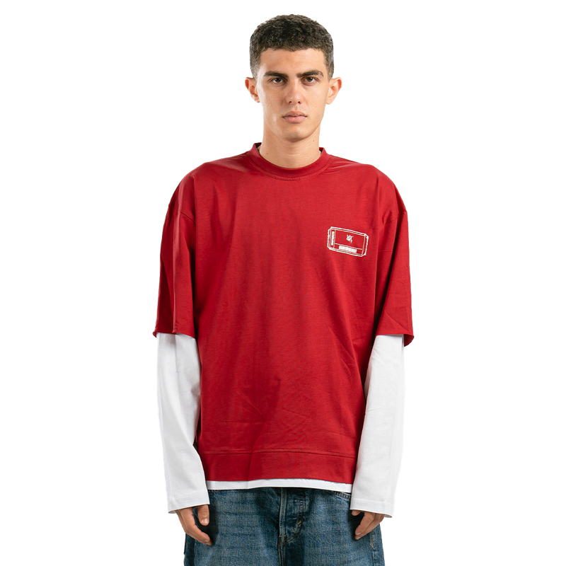Red Ticket Double-Sleeve Shirt