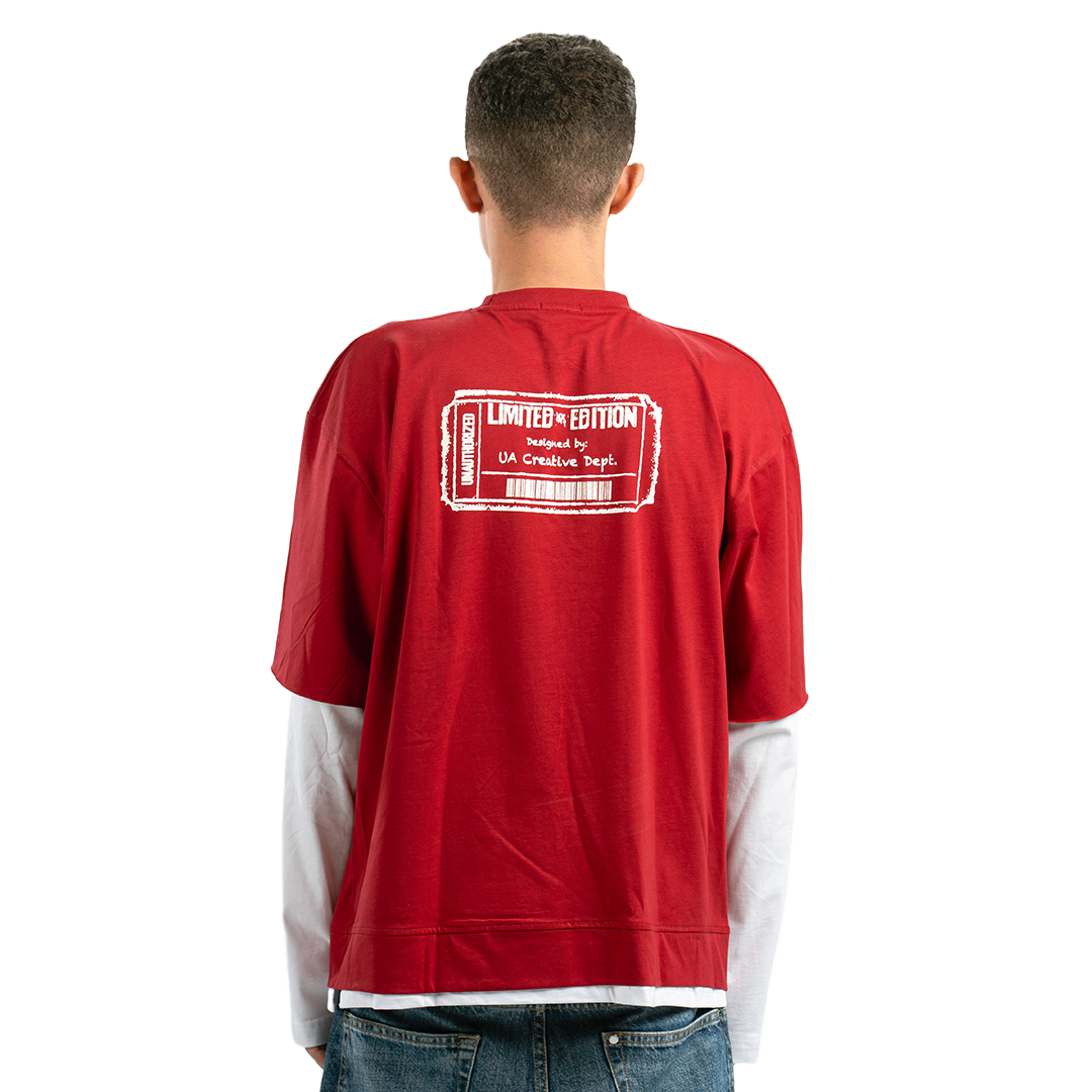 Red Ticket Double-Sleeve Shirt