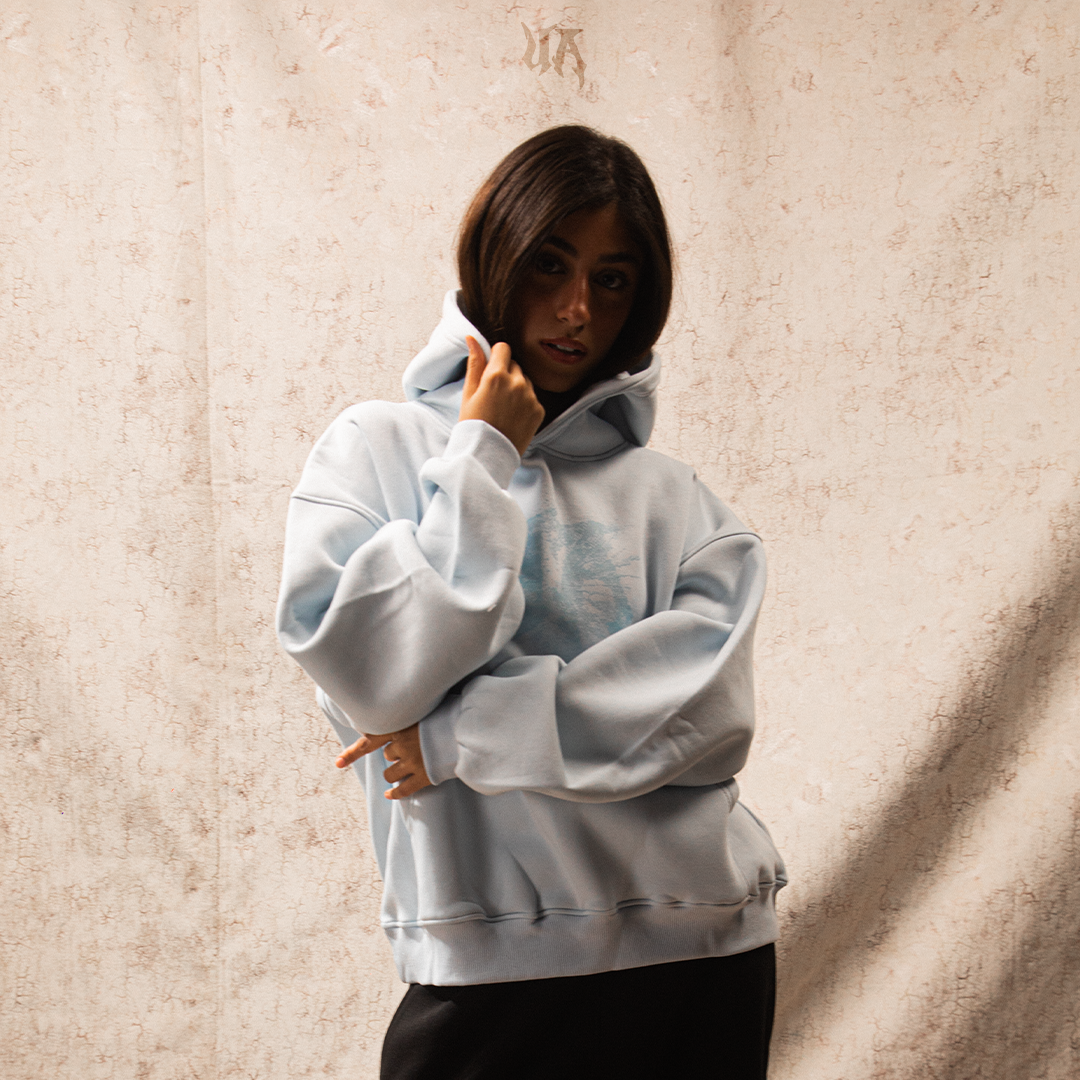 Numb Baby Blue Hoodie