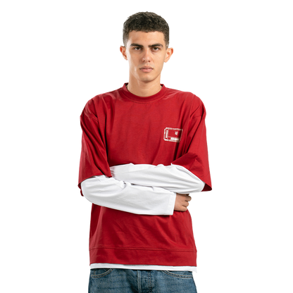 Red Ticket Double-Sleeve Shirt