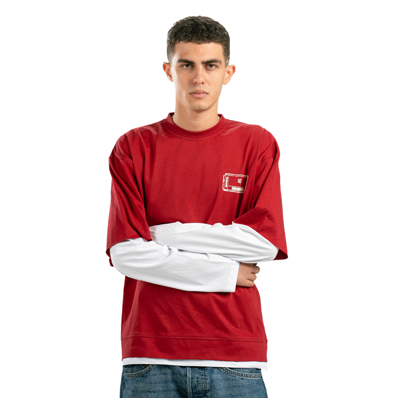 Red Ticket Double-Sleeve Shirt