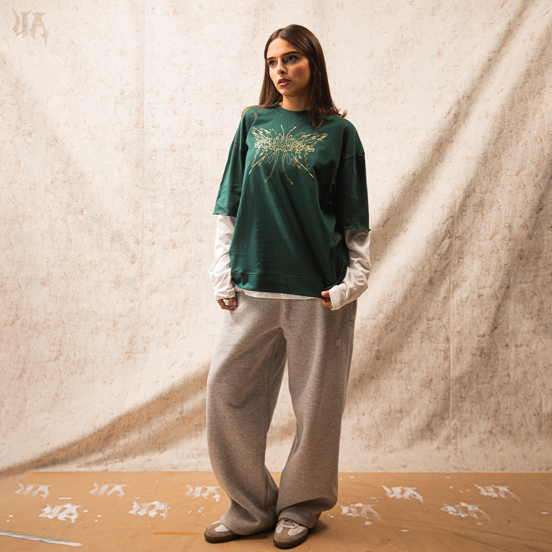 UA V2. Green Double-Sleeve Shirt