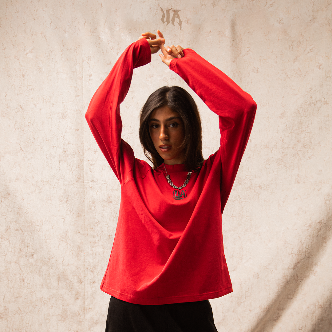 UA Red Long Sleeve Tshirt