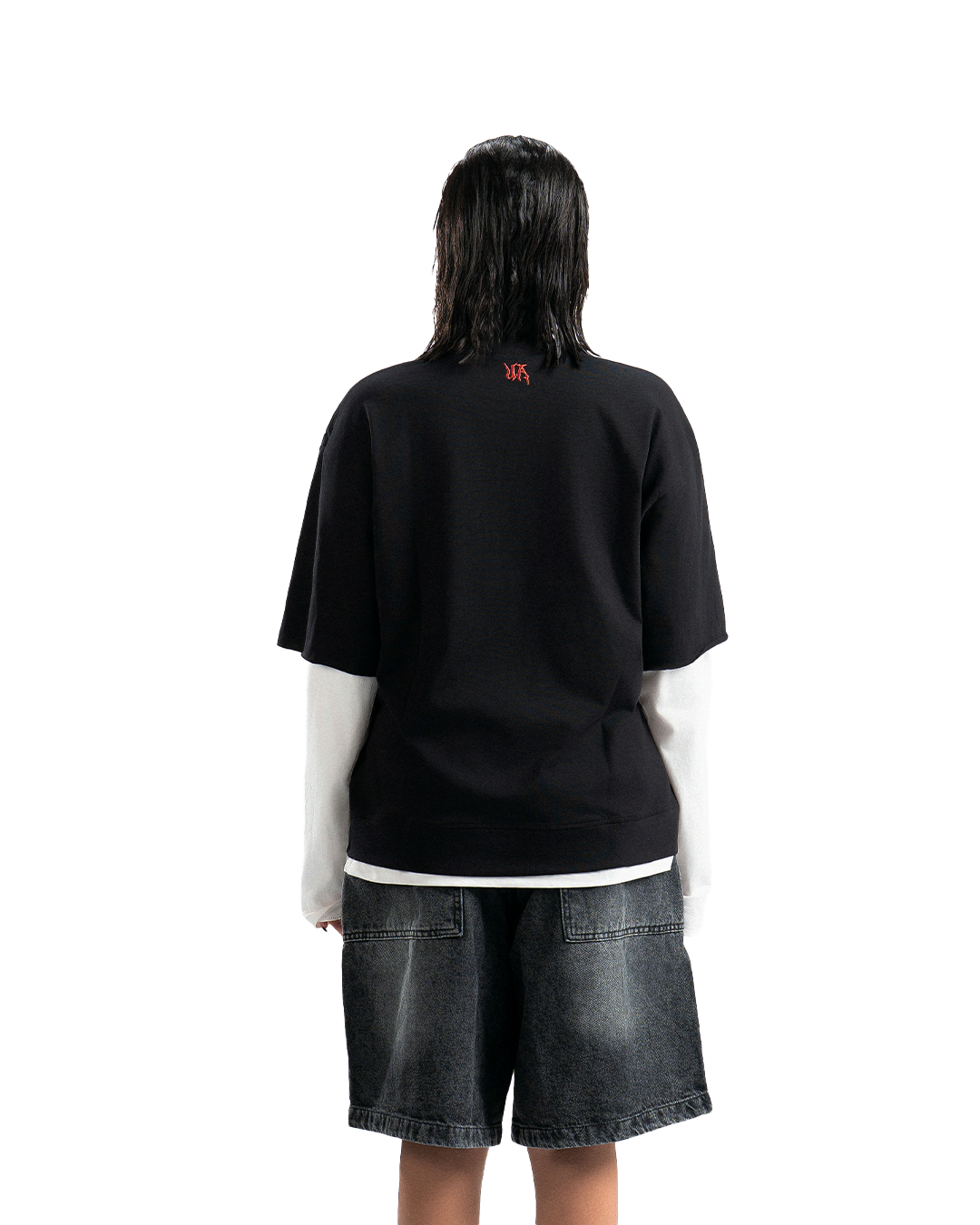 UA V2. Black Double-Sleeve Shirt