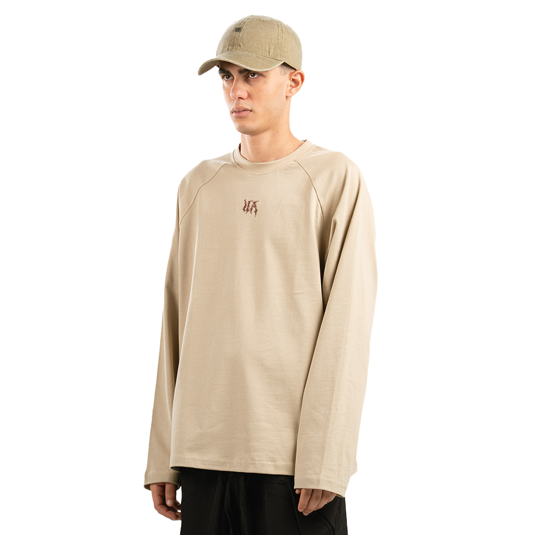 Beige Frame Long Sleeve