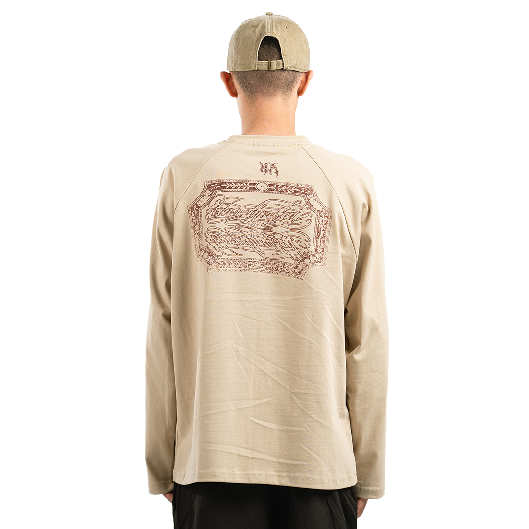 Beige Frame Long Sleeve