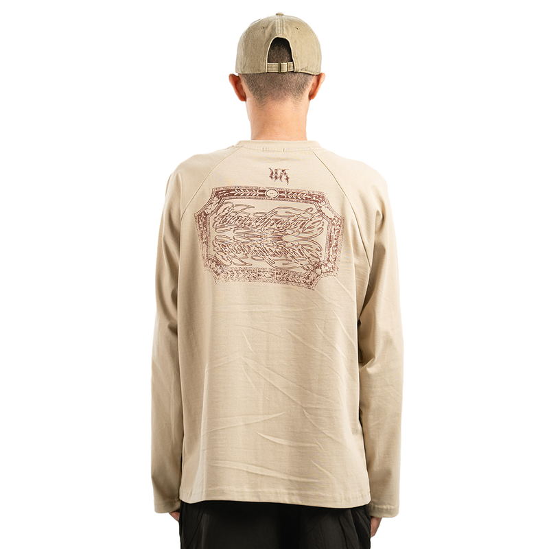 Beige Frame Long Sleeve