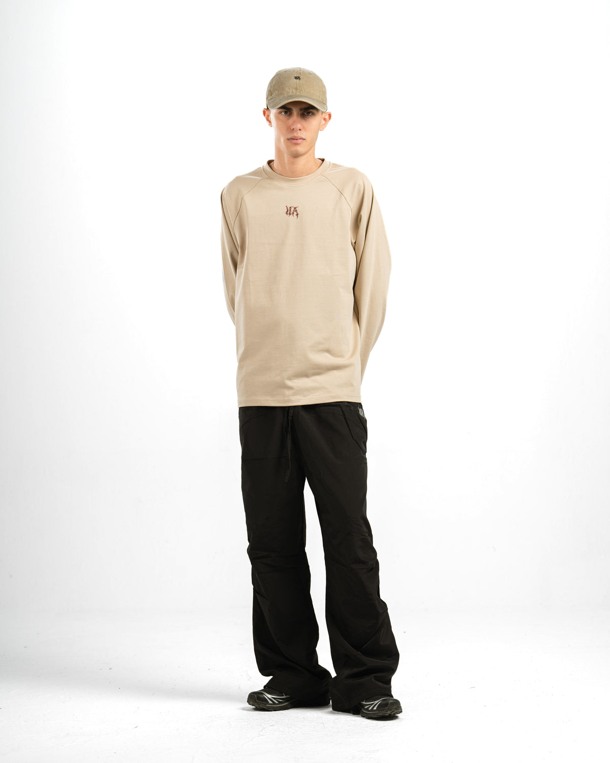 Beige Frame Long Sleeve