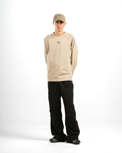 Beige Frame Long Sleeve