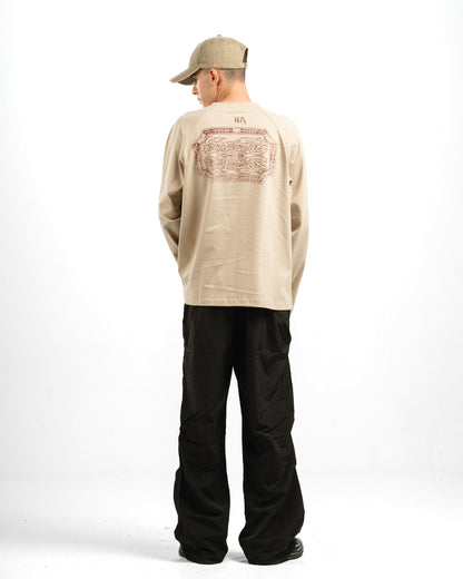 Beige Frame Long Sleeve