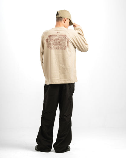 Beige Frame Long Sleeve