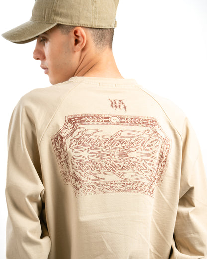 Beige Frame Long Sleeve