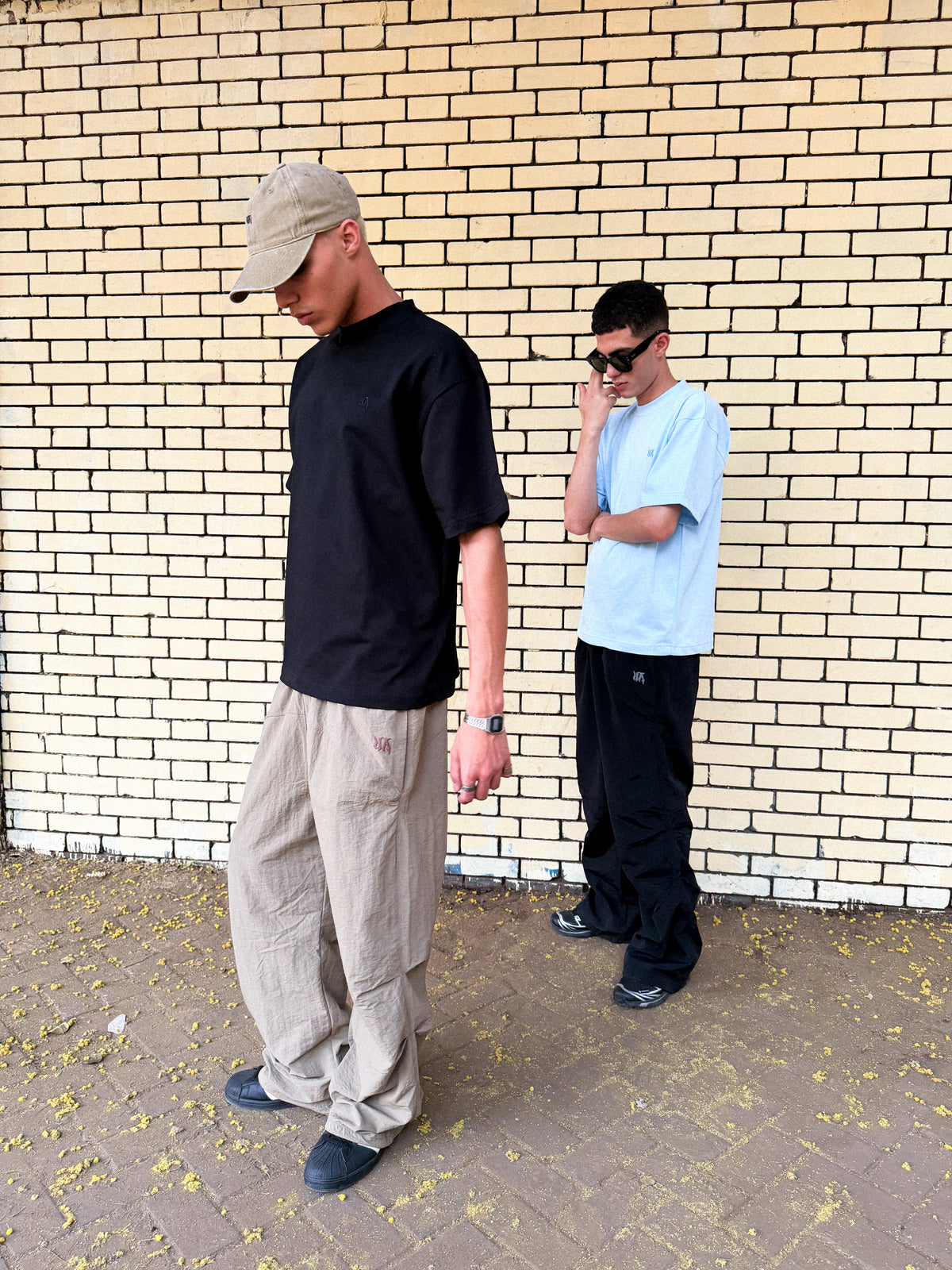 UA Beige Parachute Pants