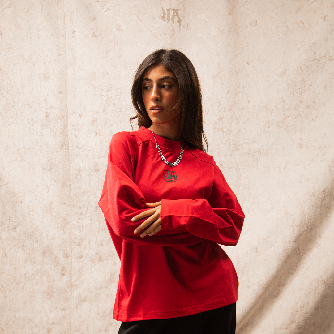 UA Red Long Sleeve Tshirt