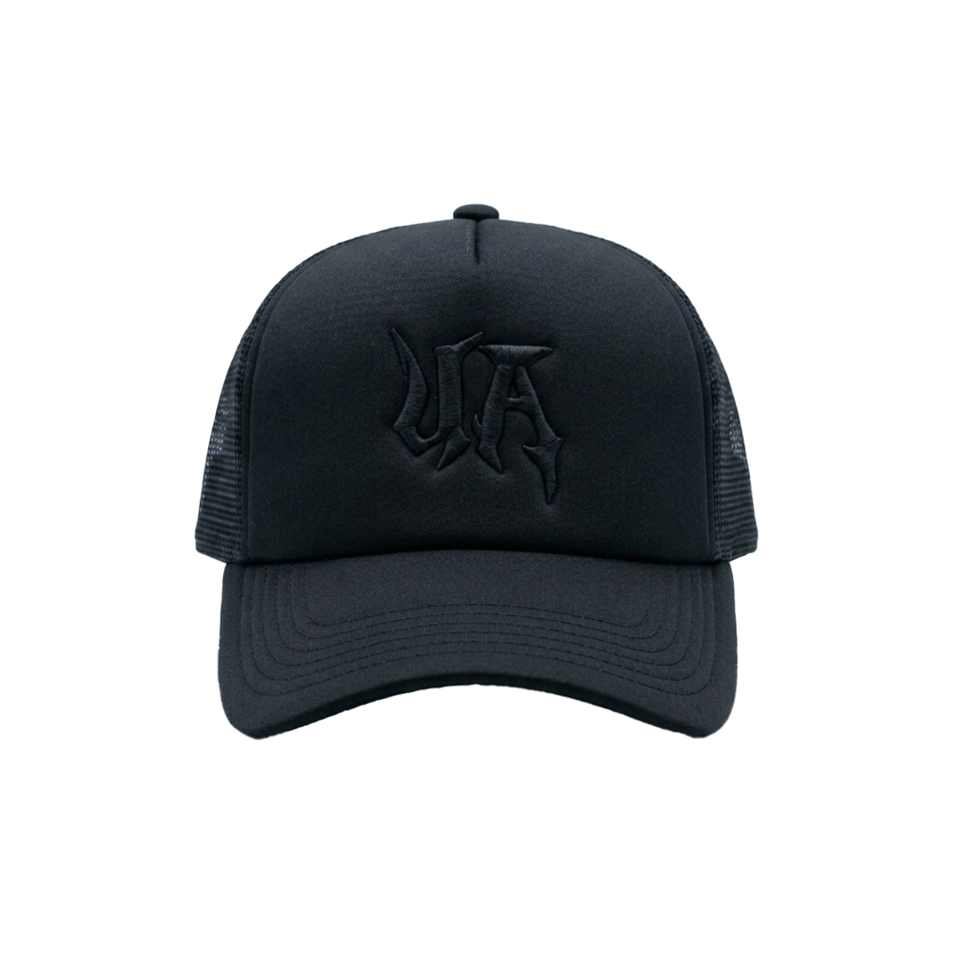 Black (BLACK) Stitched Cap