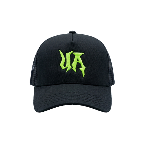 Black (GREEN) stitched Cap