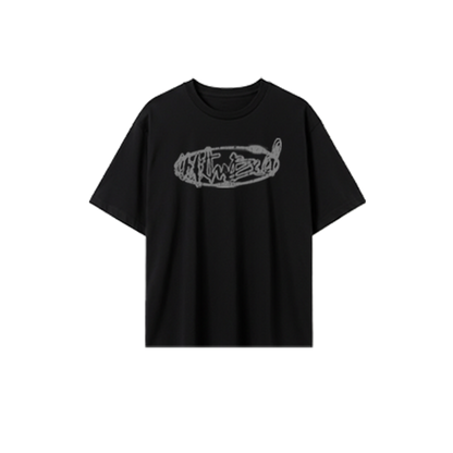 UA Black Graffiti Tee