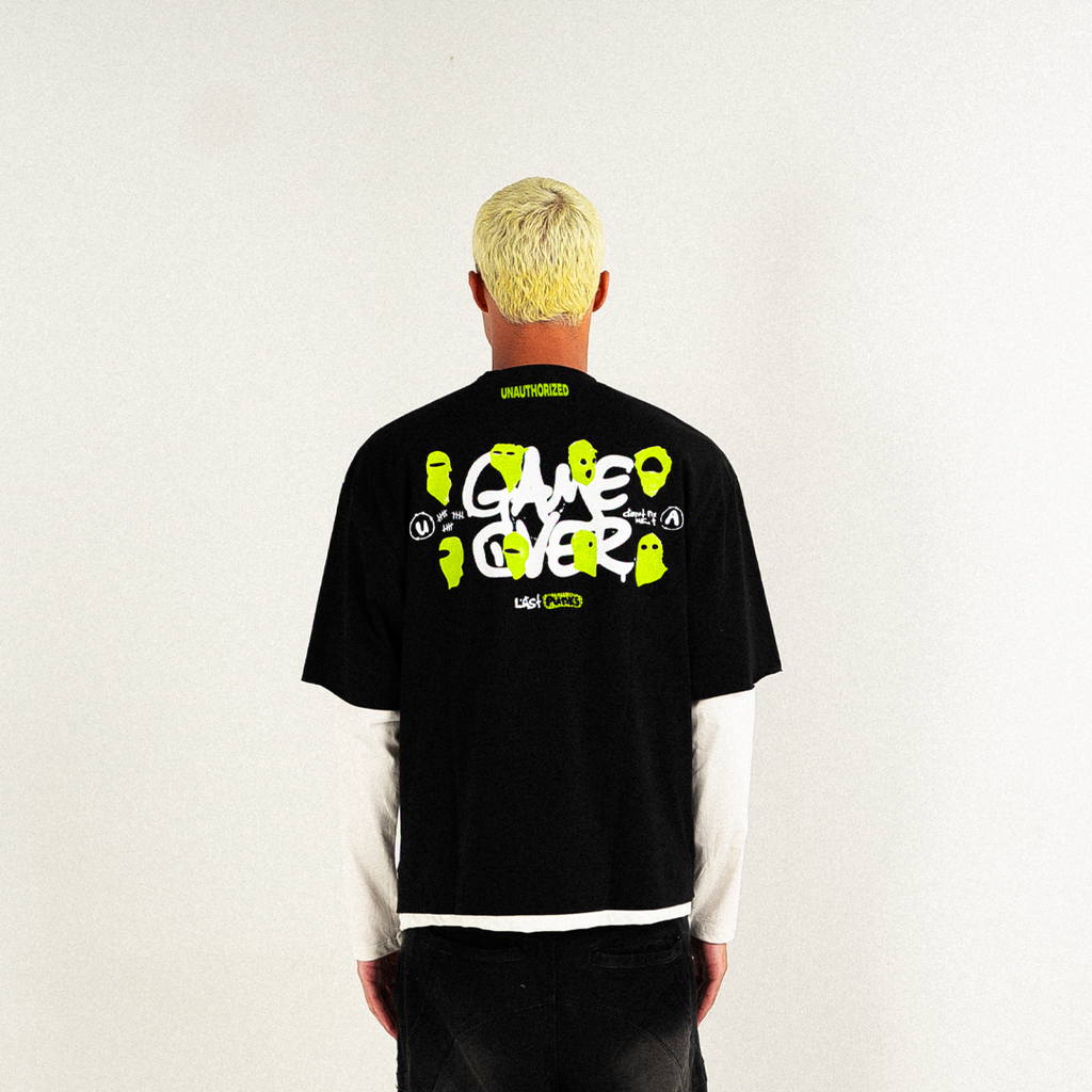 Black Double-Sleeve Shirt