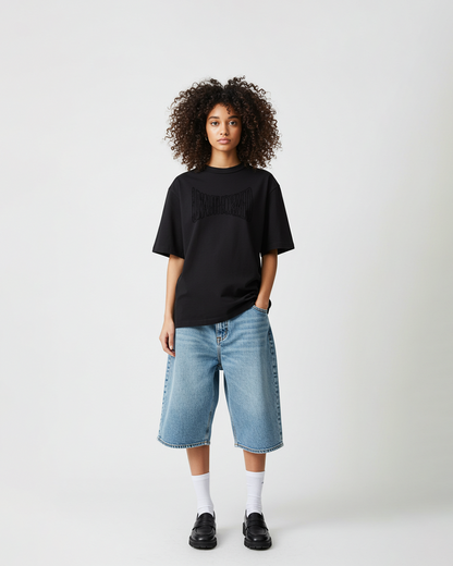 UA Black Distorted Tee