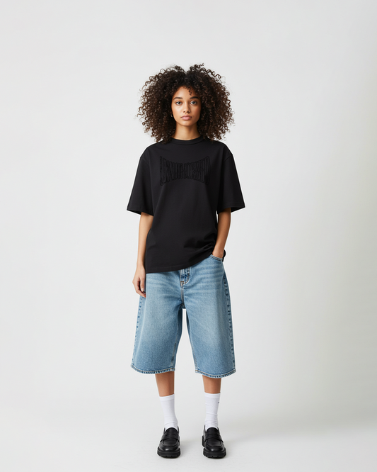 UA Black Distorted Tee