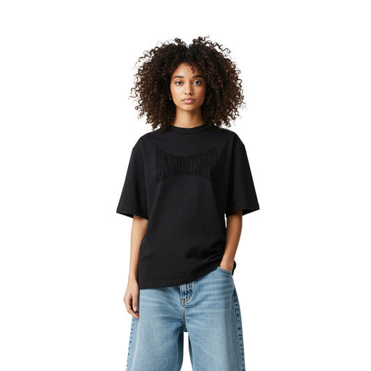 UA Black Distorted Tee