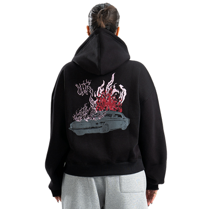 UA Burnout Black Hoodie
