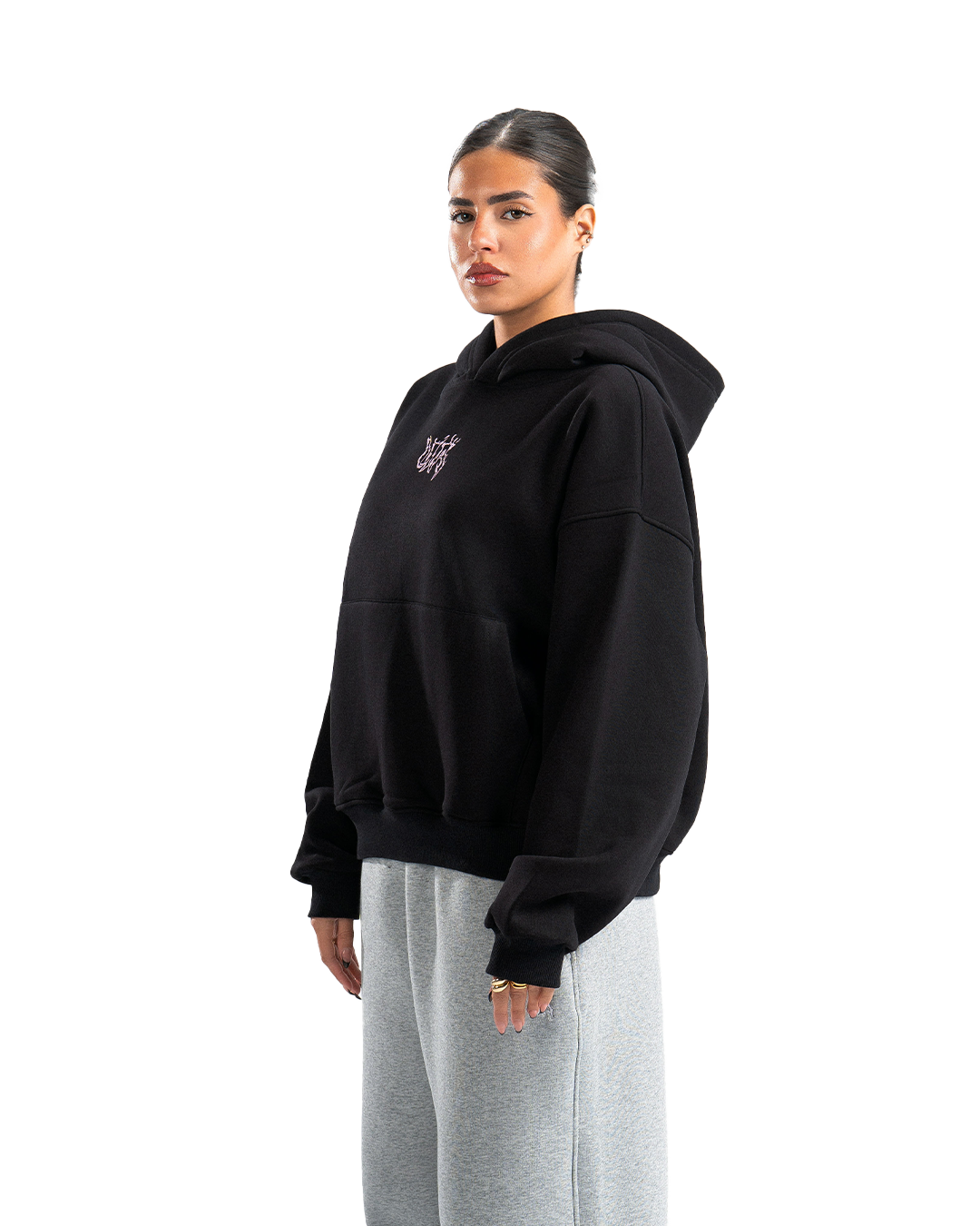 UA Burnout Black Hoodie