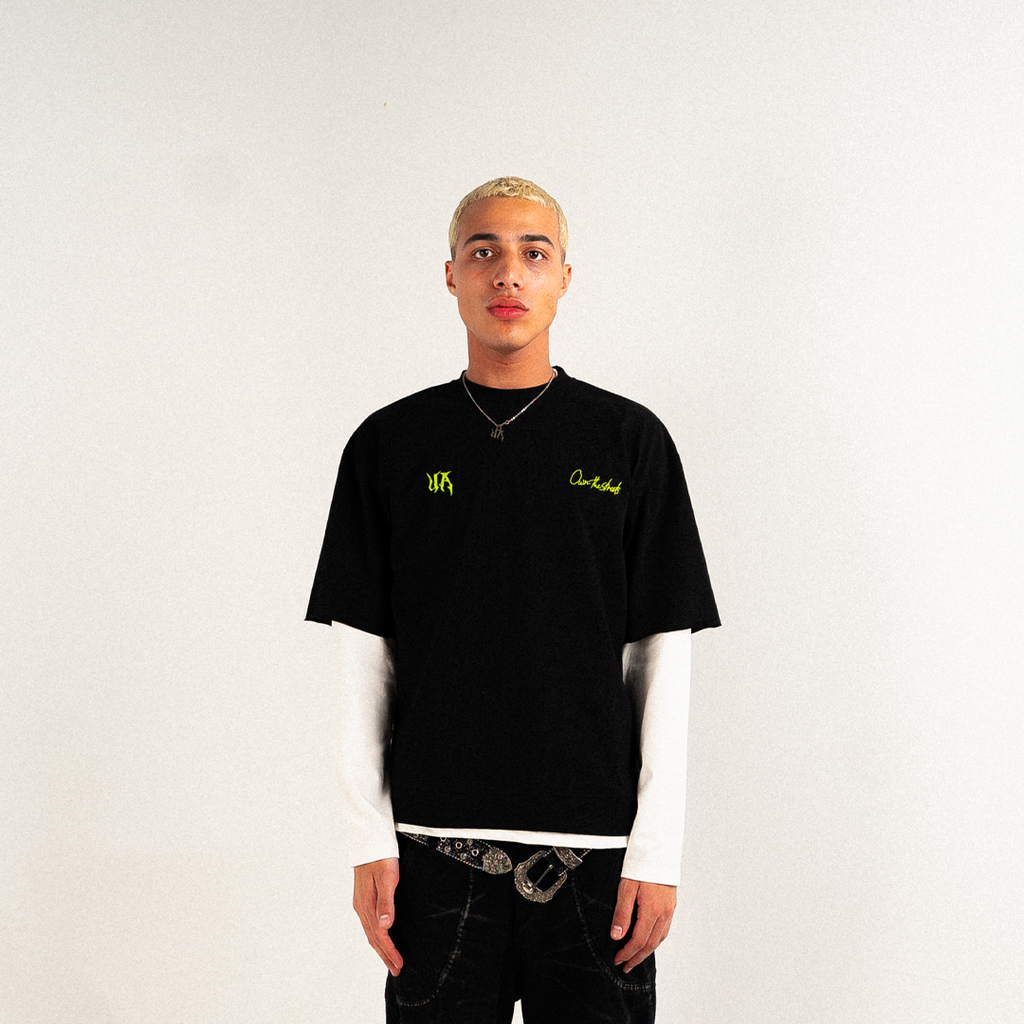 Black Double-Sleeve Shirt