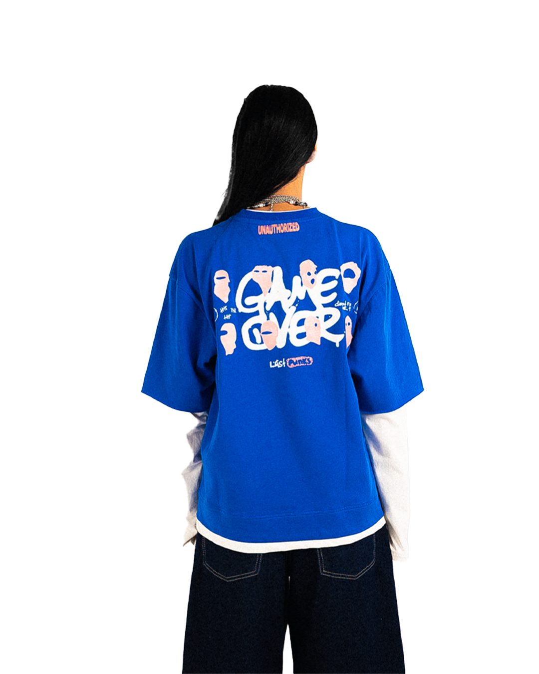 UA V1. Blue Double-Sleeve Shirt
