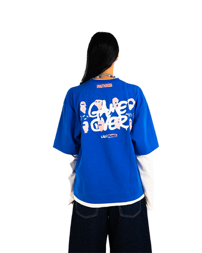 UA V1. Blue Double-Sleeve Shirt