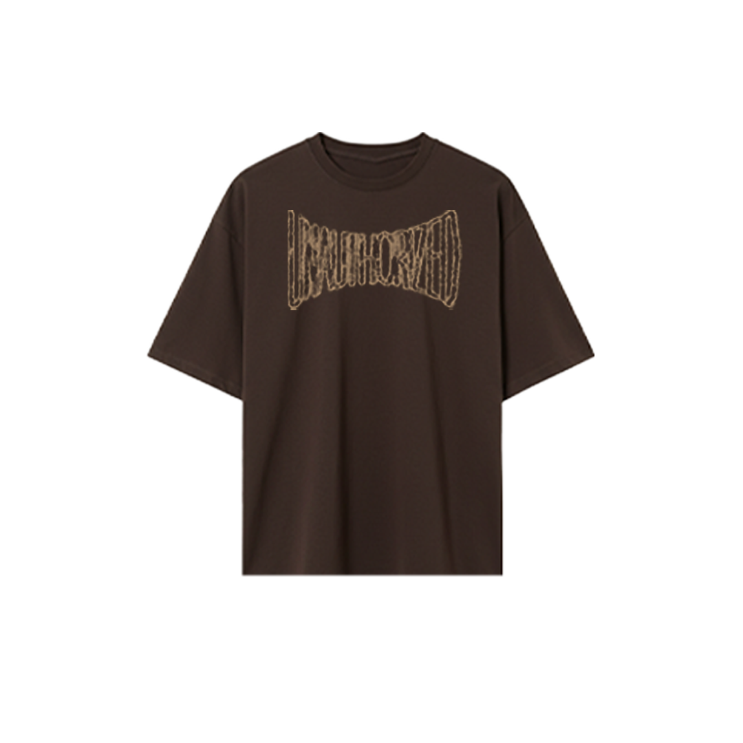 UA Brown Distorted Tee