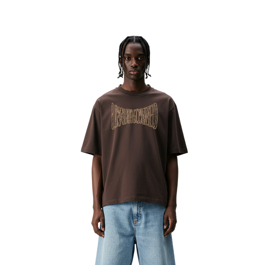 UA Brown Distorted Tee