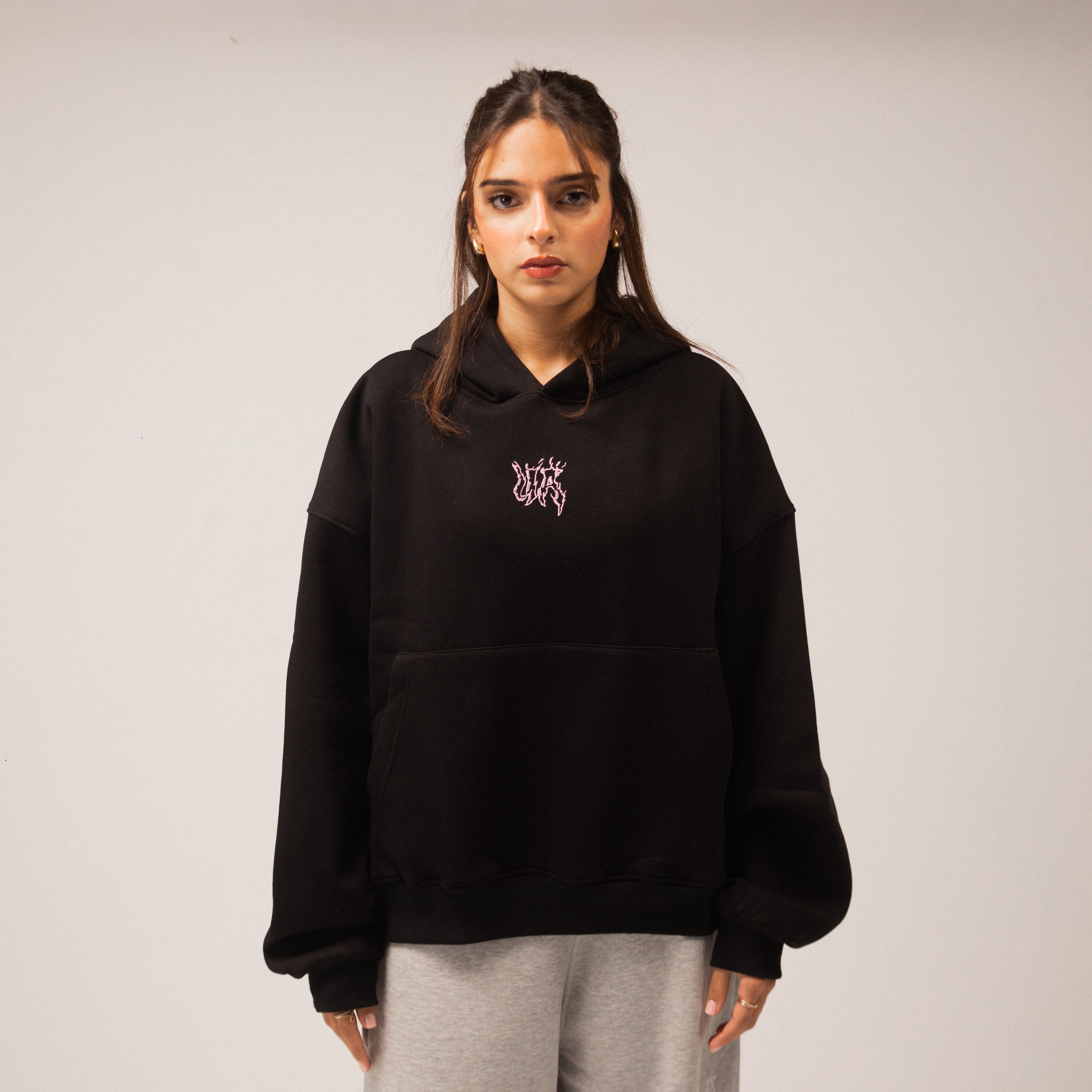 UA Burnout Black Hoodie