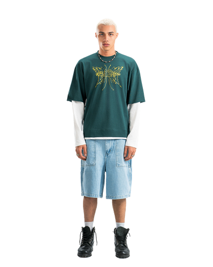 UA V2. Green Double-Sleeve Shirt