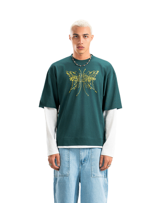 UA V2.Green Double-Sleeve Shirt