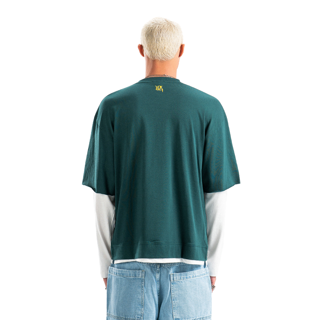 UA V2. Green Double-Sleeve Shirt