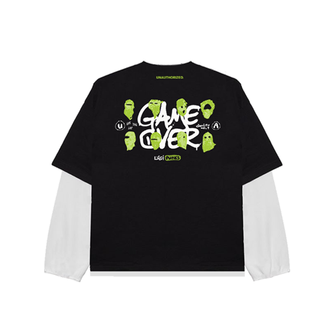 Black Double-Sleeve Shirt