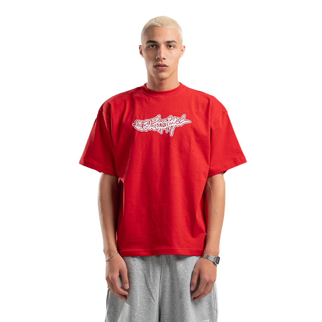 UA Red Corrupted Tee