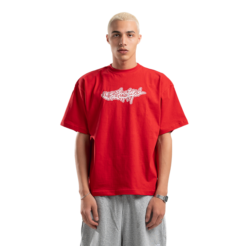 UA Red Corrupted Tee