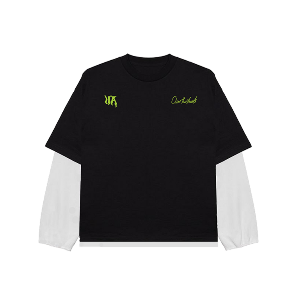 Black Double-Sleeve Shirt