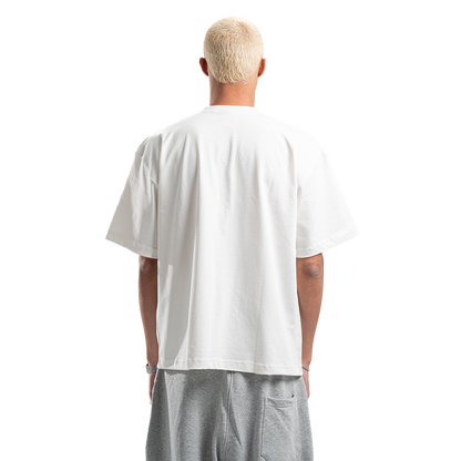 UA White Corrupted Tee