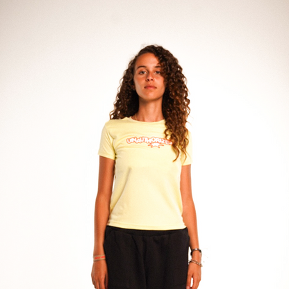 UA Yellow Baby Tee