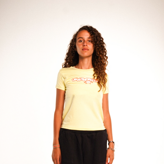 UA Yellow Baby Tee